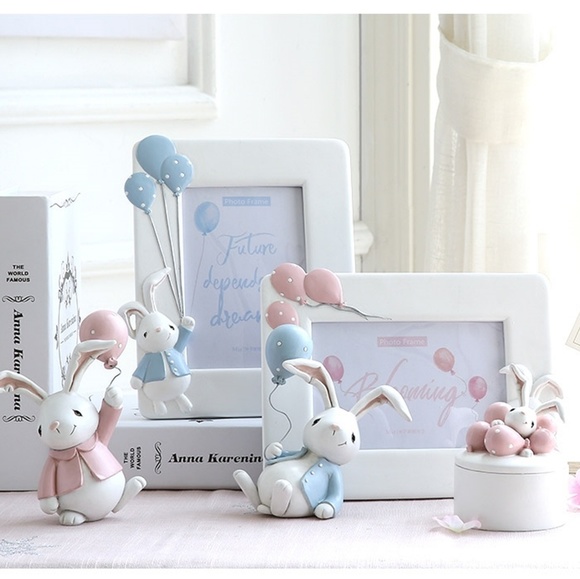 Cartoon Resin Rabbit For Car Decoration Creative - Picture 2 of 4